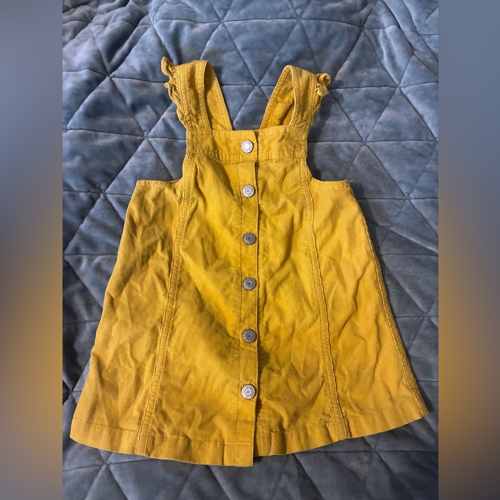 Baby GAP Yellow Corduroy Dress (2T)